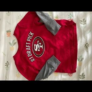 18-24mo SF football onesie